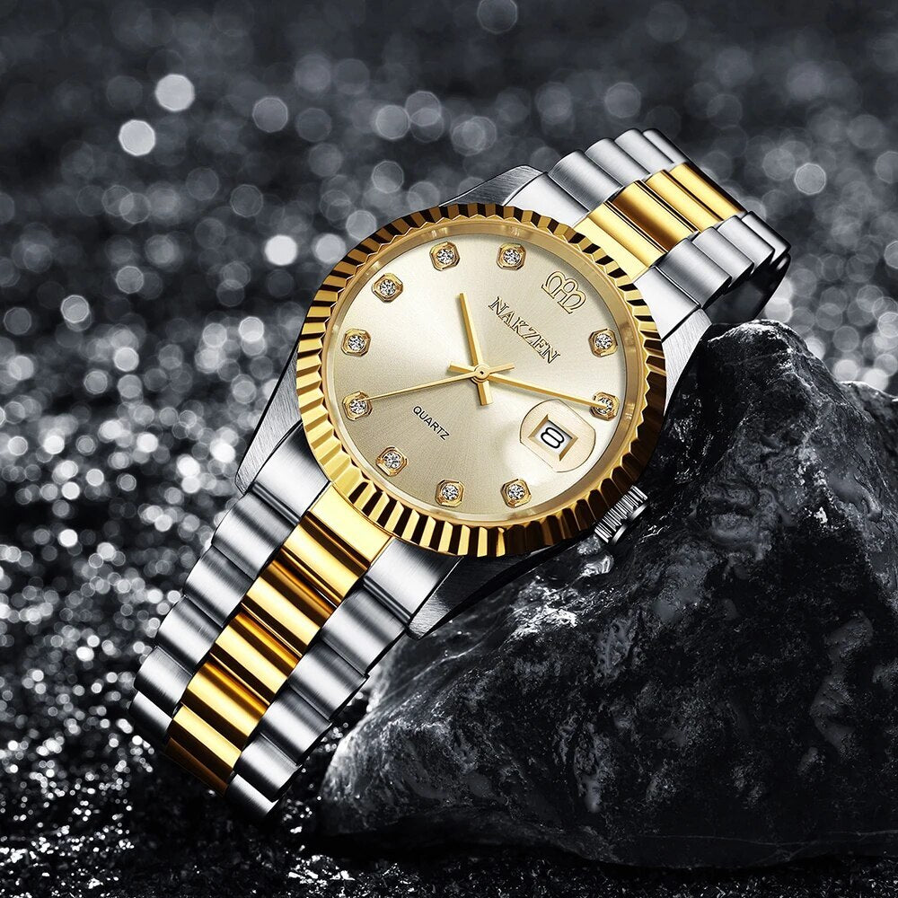 2020 Top Brand NAKZEN Luxury Men's Watch 30m Waterproof Date Clock Male Sports Watches Men Quartz Wrist Watch Relogio Masculino