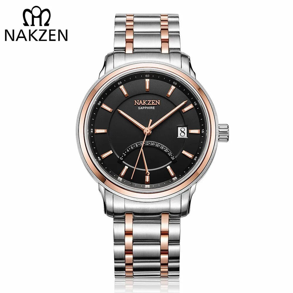 NAKZEN Luxury Brand Chronograph Men Sports Watches Man Quartz Wristwatch Male Calendar Waterproof Watch Clock Relogio Masculino