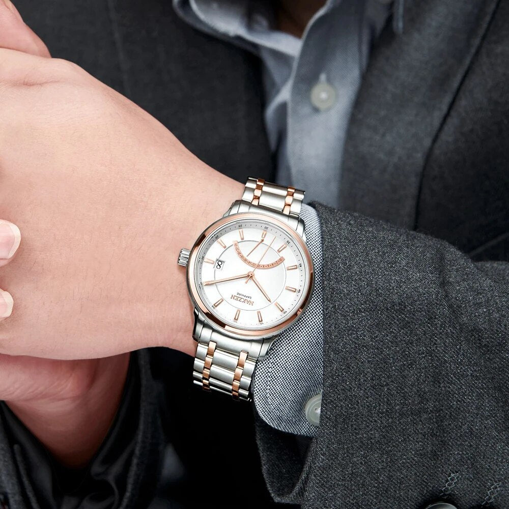 NAKZEN Luxury Brand Chronograph Men Sports Watches Man Quartz Wristwatch Male Calendar Waterproof Watch Clock Relogio Masculino