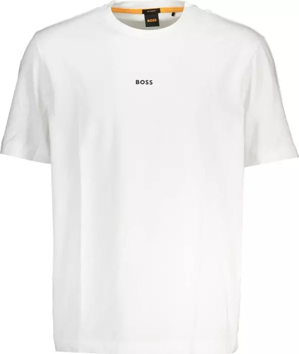 Hugo Boss  White Cotton T-Shirt